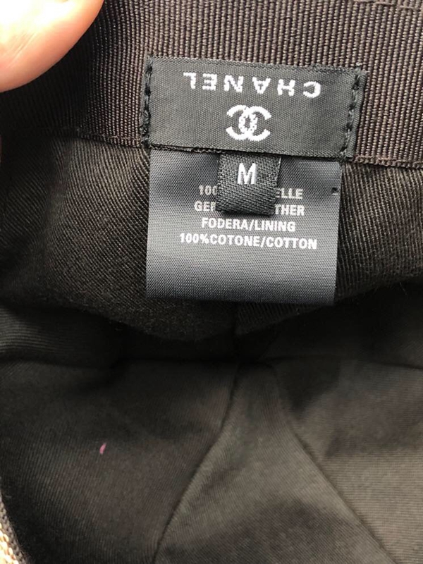 ブランド帽子内部構造